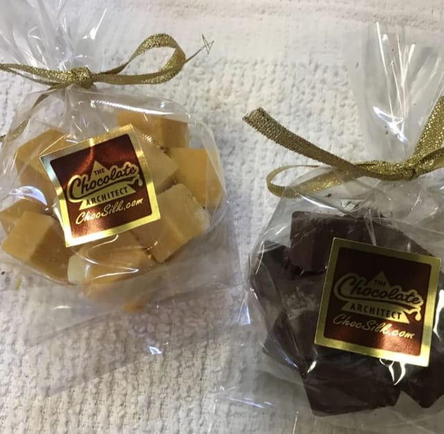 Chocolate Silk Bite Bags.